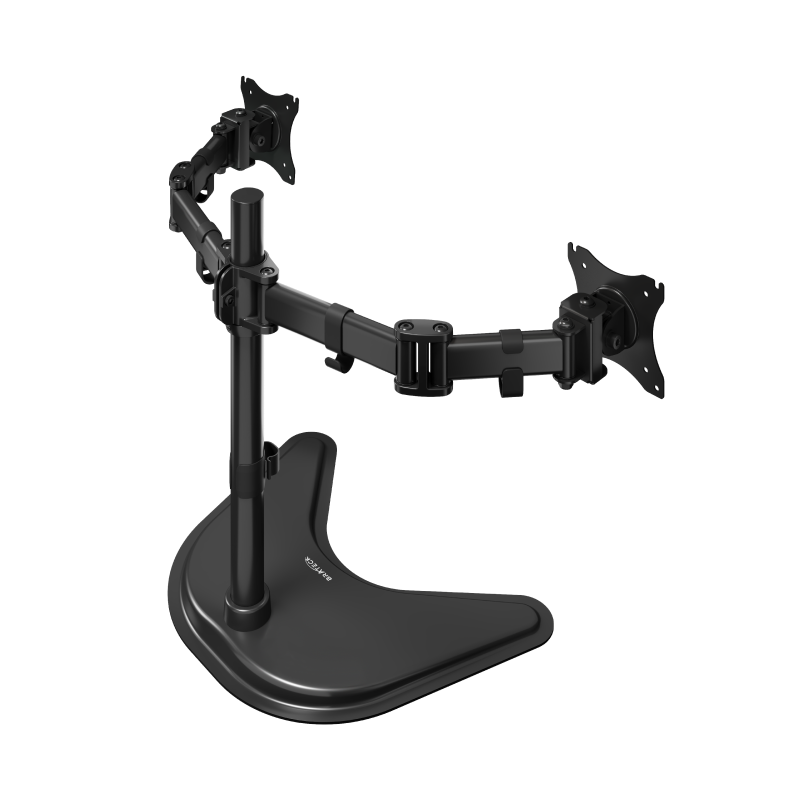 Brateck北弧 雙屏顯示器支架 機(jī)械臂一拖二 電腦支架多屏擴(kuò)展桌面放置式底座 屏幕升降懸空托增高架E270-2