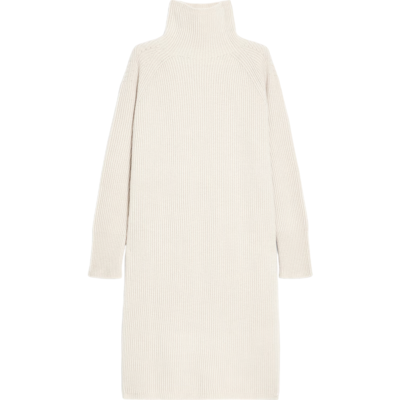 MaxMara【臻選惠享】女裝羊毛羊絨針織連衣裙6326014206 米色 M