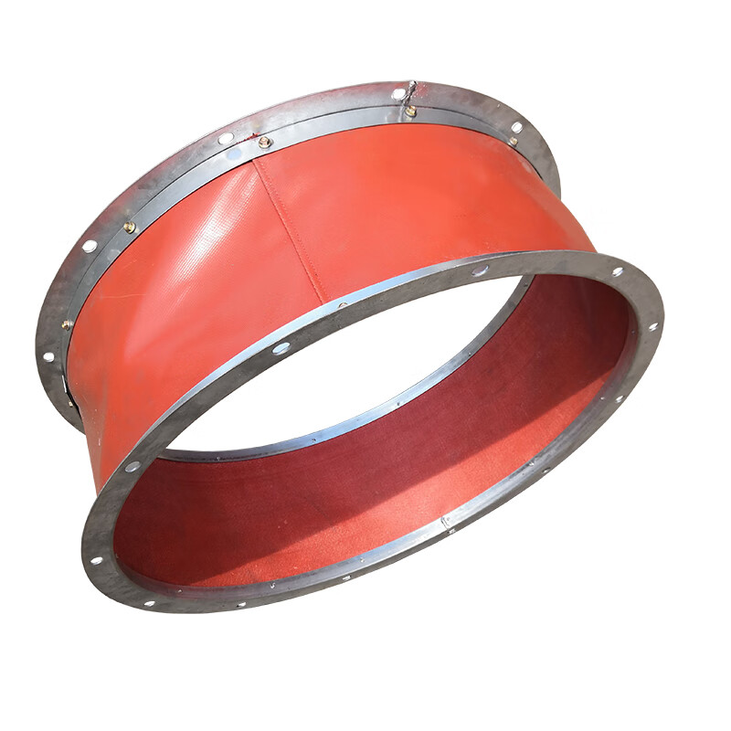 接耐高温阻燃防震软接头帆布软接头空调消防风管防火软连接 圆形软接