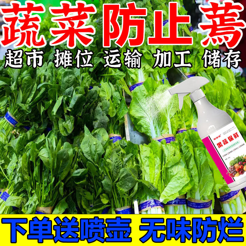 防腐抗氧化】水果蔬菜保鲜剂喷雾除菌喷洒浸泡延长保鲜防烂抗氧化 1袋