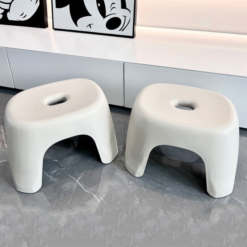 侑家良品 塑料凳子家用小板凳浴室加厚防滑凳简易垫脚小矮凳 小号1个