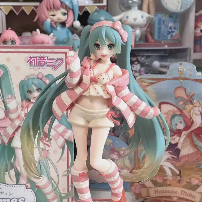 哈特纶初音未来MIKU初音景品睡衣初音机箱桌面礼物摆件 睡衣初音未来-20CM袋装