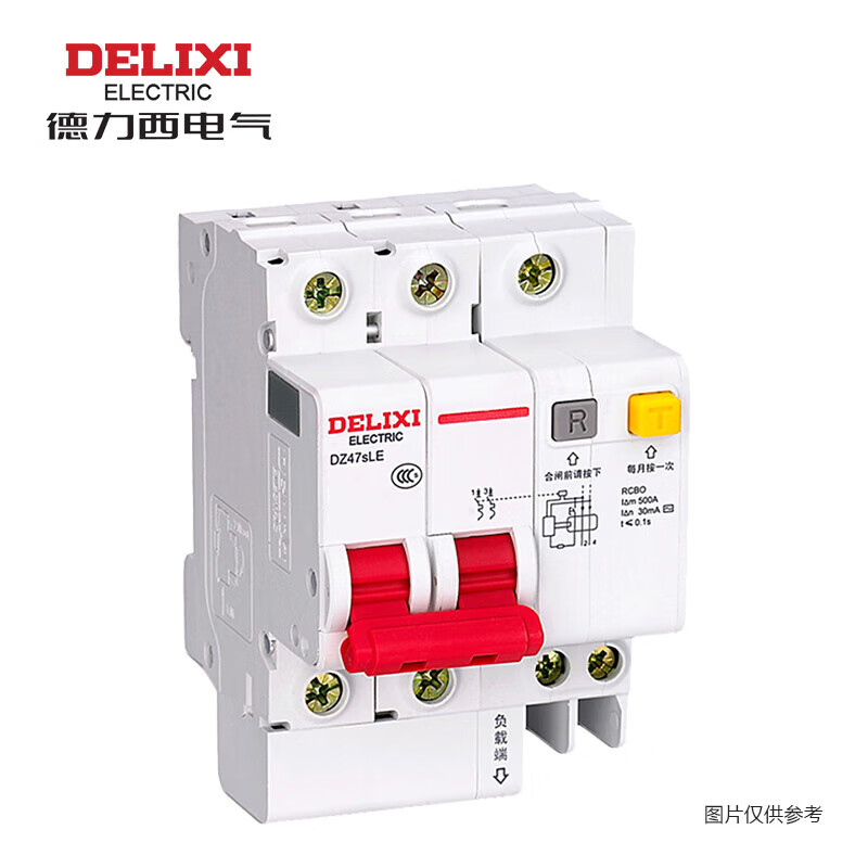 德力西电气 dz47sle 2p c 6a 6ka 30ma ele(电子式) dz47slen2c