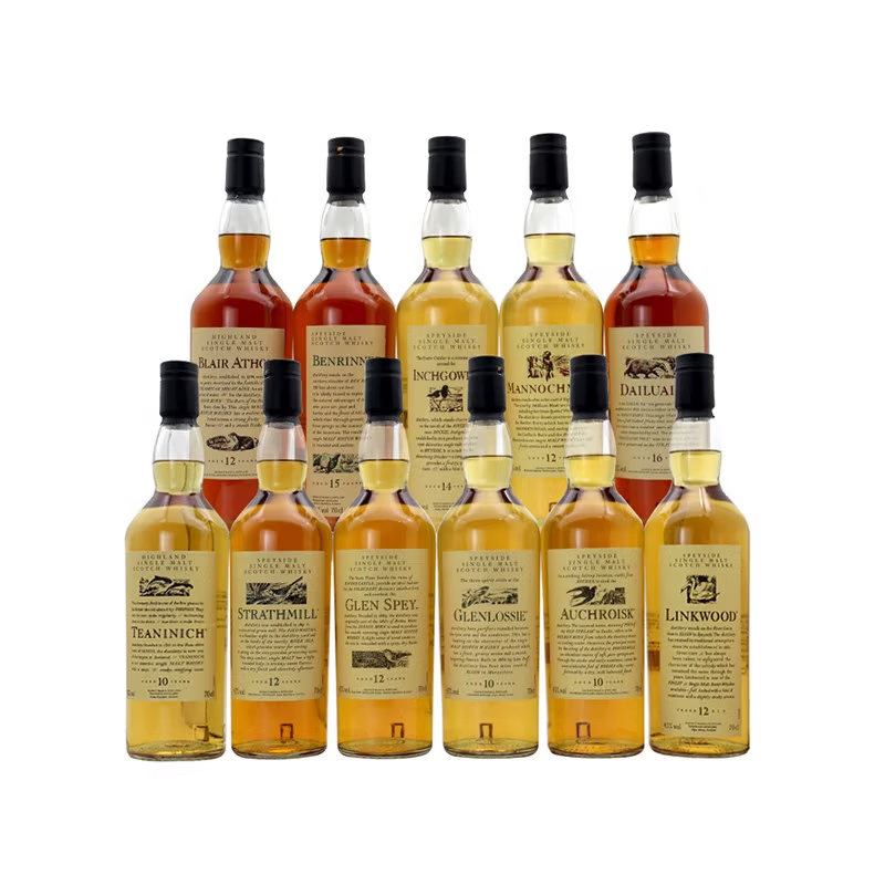 苏格登帝亚吉欧花鸟系列酒厂限定私藏700ml全套11支 英国进口洋酒威士忌 花鸟系列酒厂限定全套11支*700ML