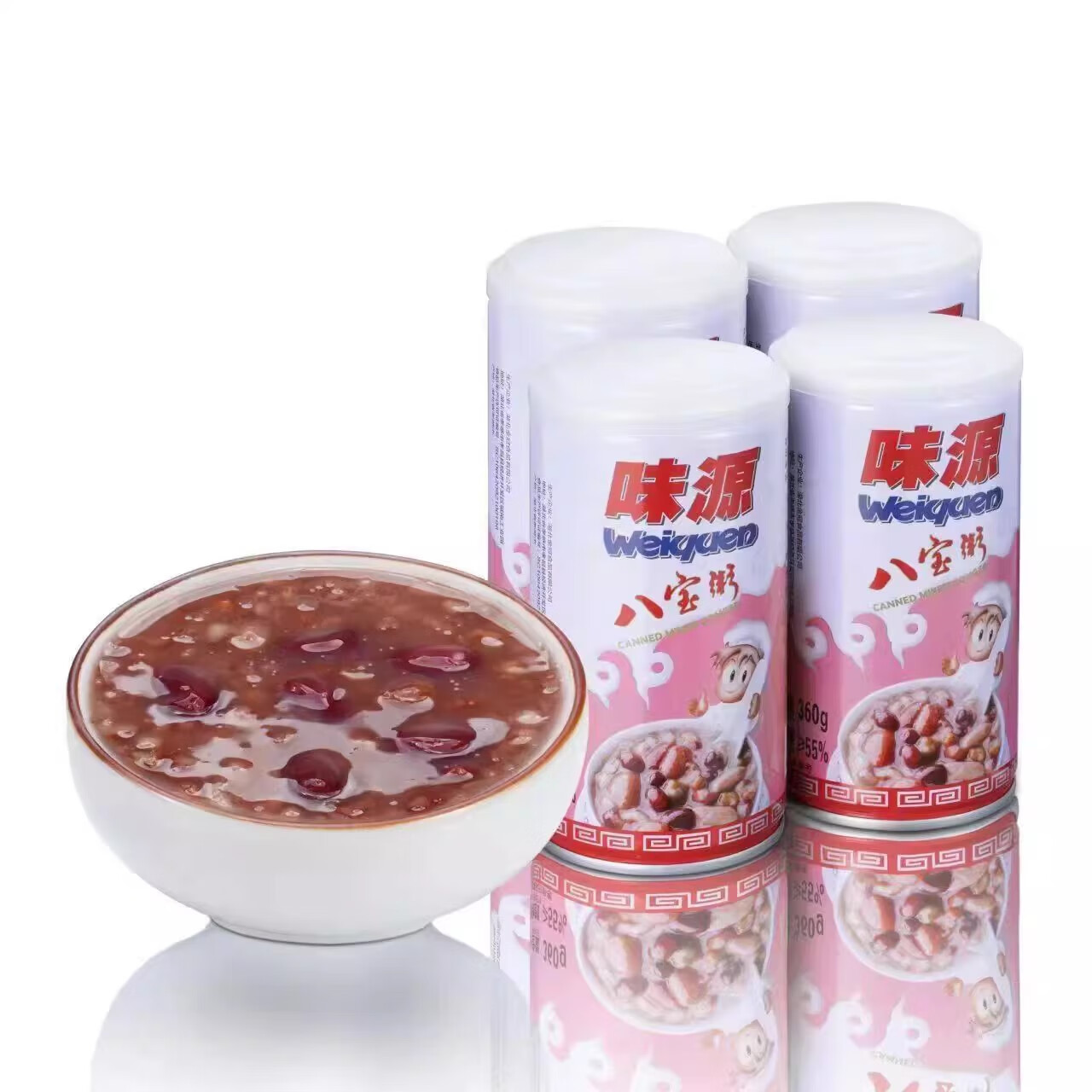 隽辰堂味源八宝粥米五谷杂粮方便速食粥360g开罐即食营养早餐24罐整箱