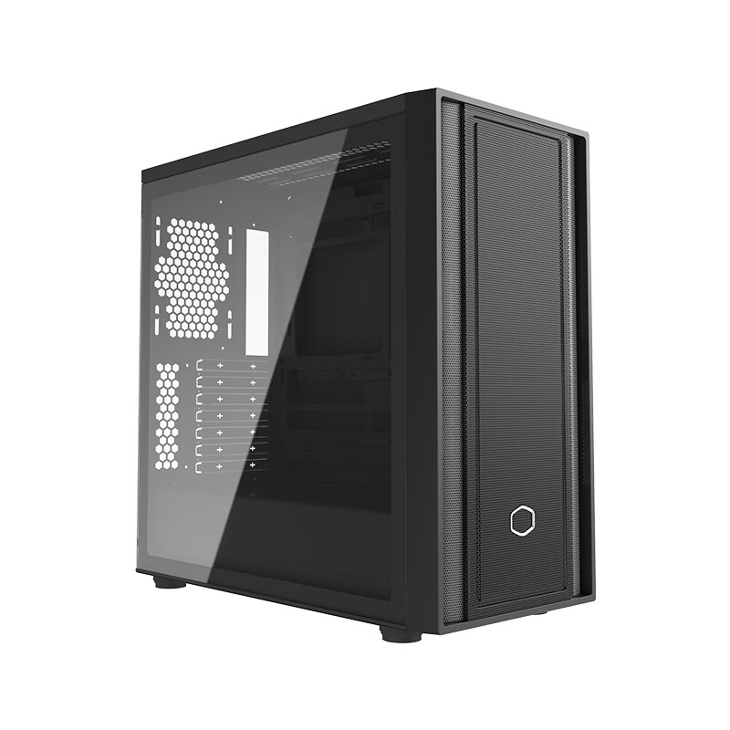 酷冷至尊（CoolerMaster）Box600 Mesh 黑 ATX电脑中塔背插机箱 支持背插主板/冲孔前面板/钢玻侧板/双360水冷位
