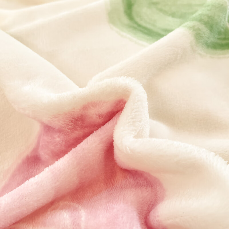 多兰诗（Duolanshi）牛奶绒四件套卡通双面加绒学生宿舍家用床单被套床上用品套件 心意 1.8米 床单款 被套200*230cm 四件套