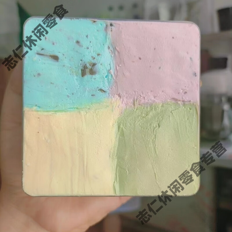 可钦可以啃着吃的希腊冷萃巨厚固体酸奶浓稠 冷萃酸奶干巴酸奶干噎 单盒四拼四个口味380g*1(口味备