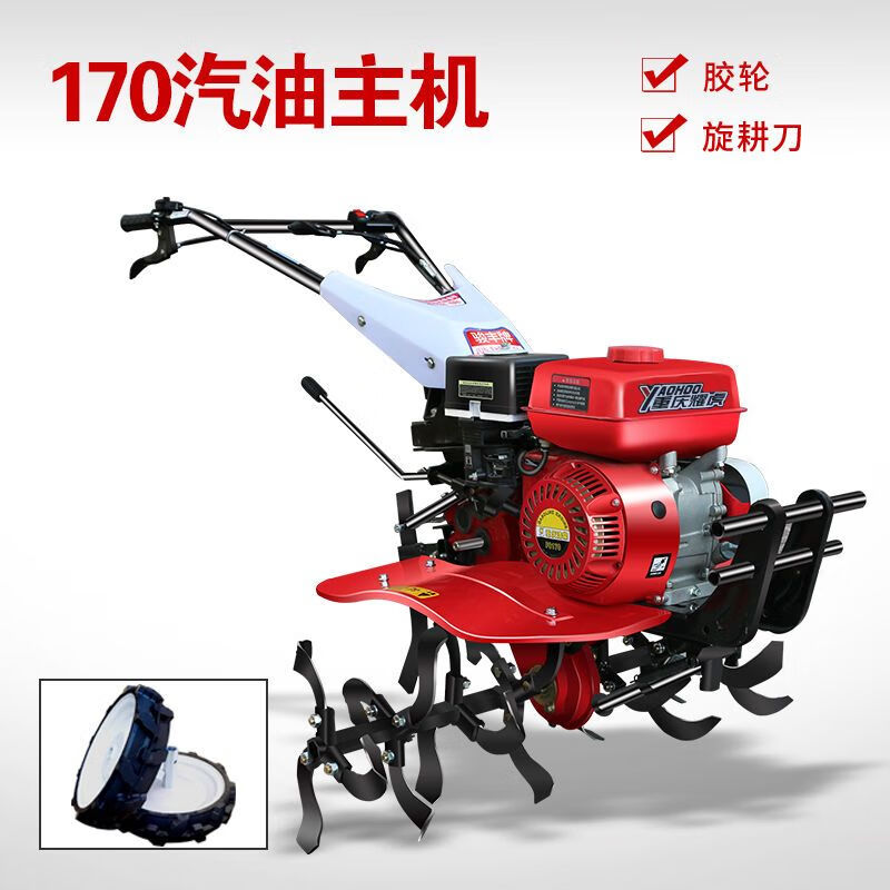 东麓屿柴油汽油微耕机 多功能小型松土起垄除草翻土开沟耕田耕地