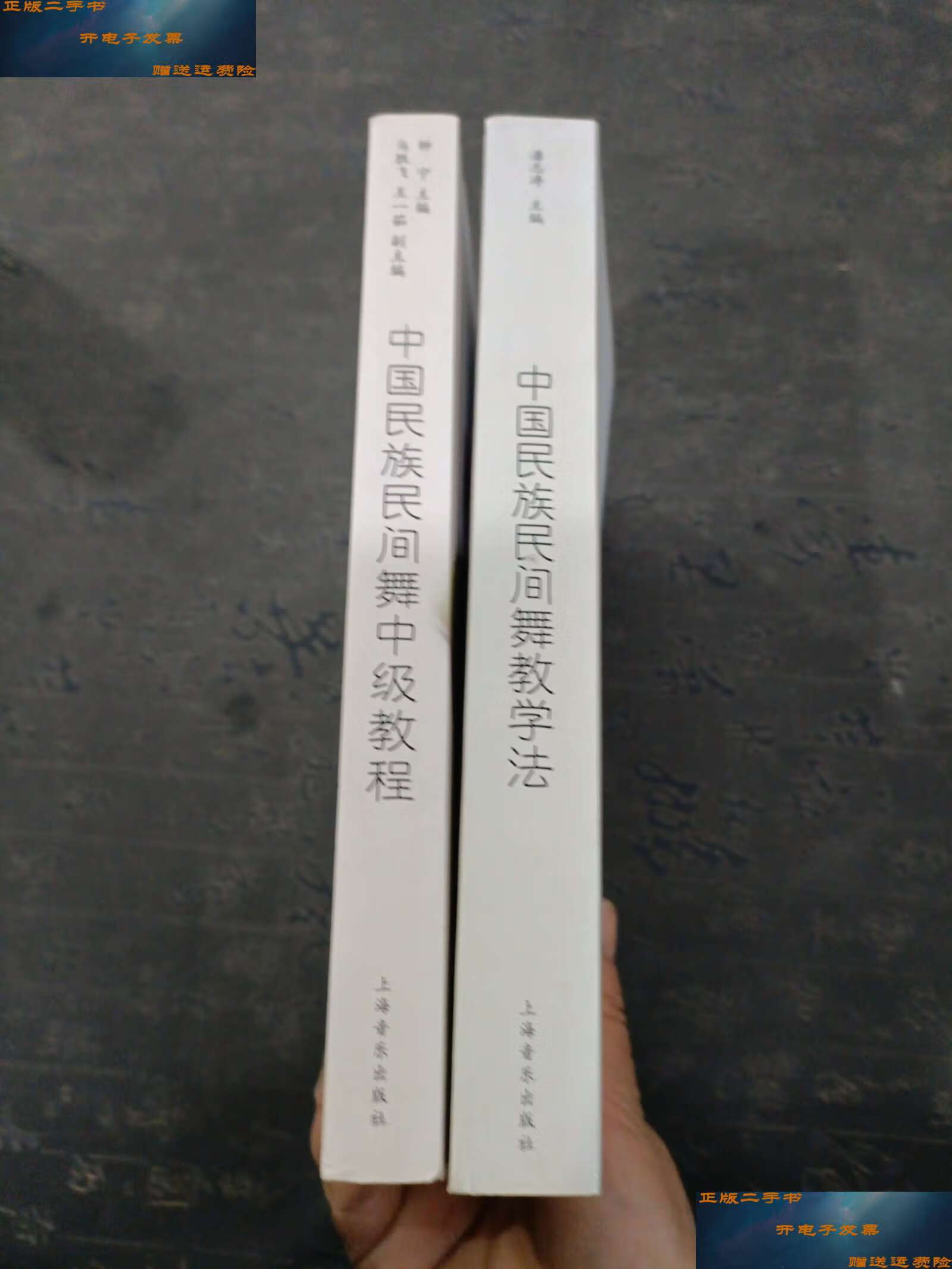 【二手9成新】中国民族民间舞中级教程 中国民族民间舞教学法 两本合