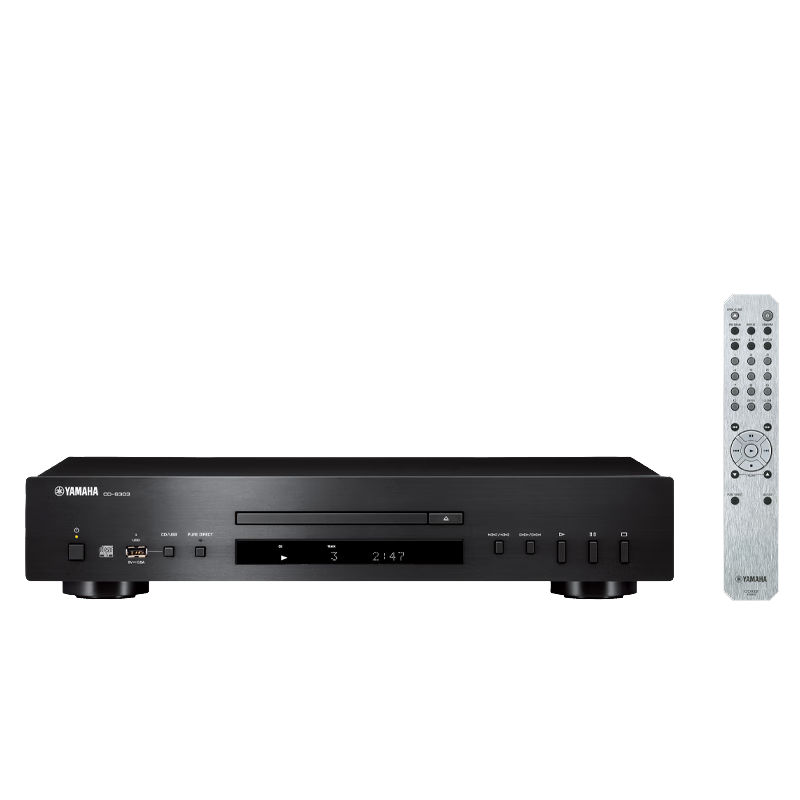 雅马哈（Yamaha）CD-S303 CD机发烧 HiFi播放机 CD播放器 黑色