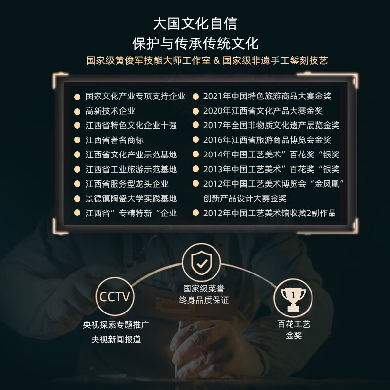尚铜堂 国级非遗纯手工铜壶大师工作室出品999纯铜烧水壶加厚铜茶壶 四方得利 1200ml