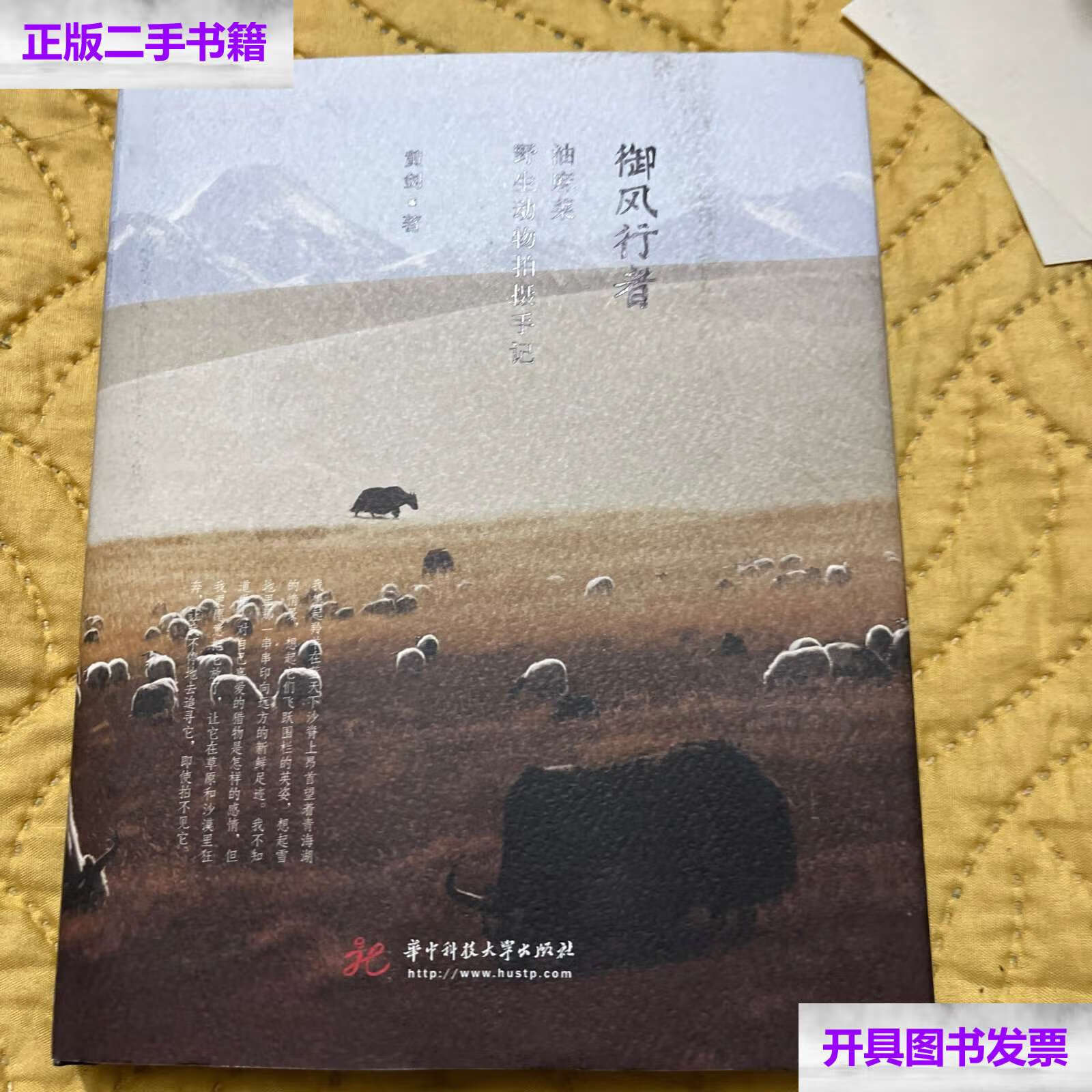 【二手9成新】御风行者——油麻菜野生动物拍摄手记 /黄剑 华中科技