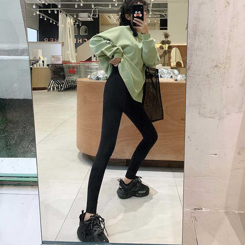 科田鲨鱼裤女外穿夏季薄款紧身悬浮春秋内搭裤收腹提臀瑜伽芭比裤