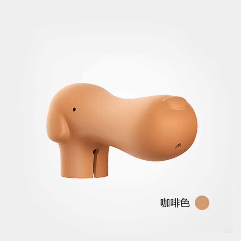 棒棒豬兒童門(mén)把手防撞硅膠護套防碰撞手柄保護套臥室門(mén)把套 【咖啡色】1個(gè)裝