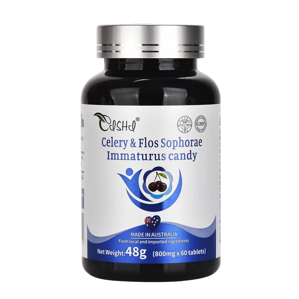 奈力士进口樱桃西芹槐米酸值尿酸高降可搭鹅肌肽氨糖痛风疼痛肿 【超值巨惠装】 60粒*7瓶 5瓶实发7瓶