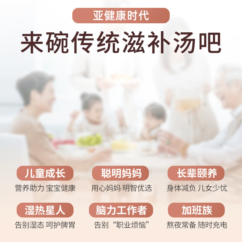 冯了性汤料礼盒 精选年货过年送礼广东老火汤料汤包药膳滋补煲汤共500g 靓汤礼盒 8包*1箱