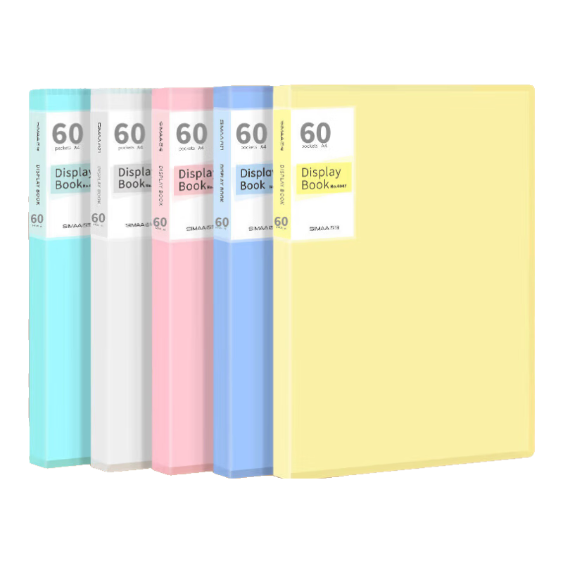 ���꣨SIMAA��A4/60ҳ�������ϲ� ��ҳ�ļ��� �����Ծ��������ɴ�/�� �칫��Ʒ 5ֻװ 7159