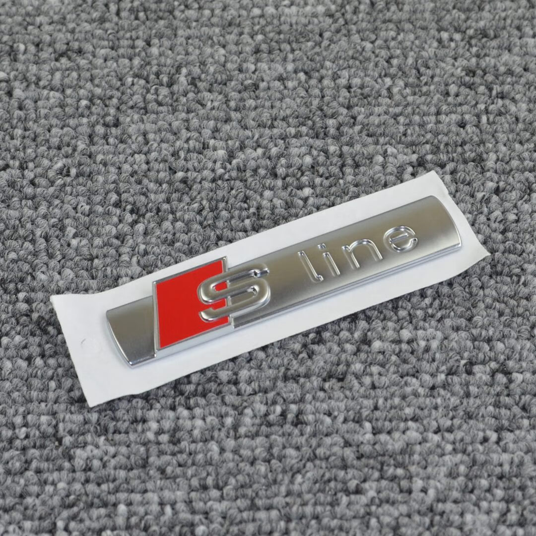 ghs奥迪q5/q7/a3/a5/a4l/a6l/a8l原厂sline叶子板侧标车标改装运动标