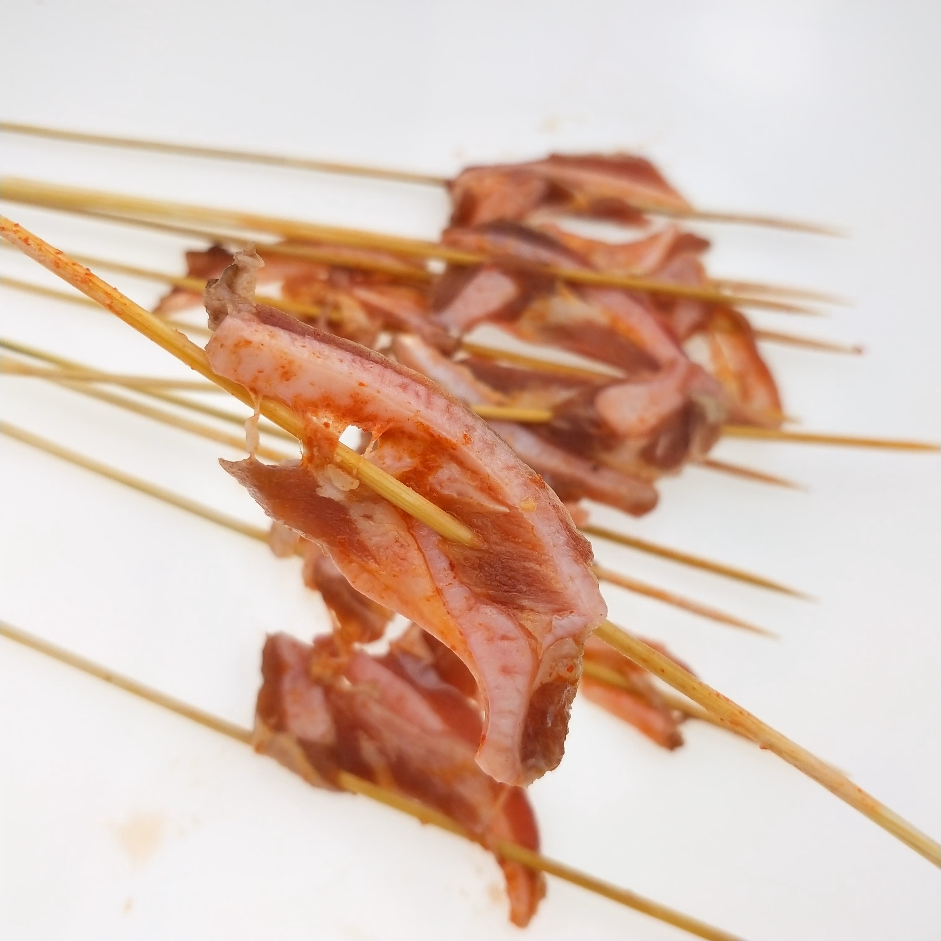 隽颜堂猪脆骨串300串香辣脆骨软骨串月牙骨烧烤肉串油炸小吃手把串
