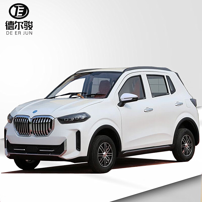 德爾駿新能源電動四輪車成人封閉鋰電越野新款家用低速四輪車?yán)项^樂電動老年人四輪代步車X5油電電瓶轎車 動力鉛酸版 純電版