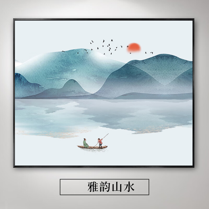 电表箱装饰画免打孔现代简约遮挡箱客厅开关电表盒配电箱弱电挂画