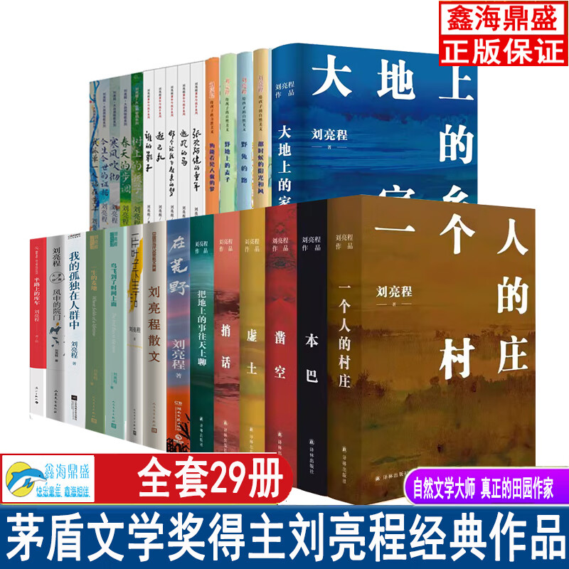 刘亮程作品  在荒野 一个人的村庄 大地上的家乡 凿空 本巴 把地上的