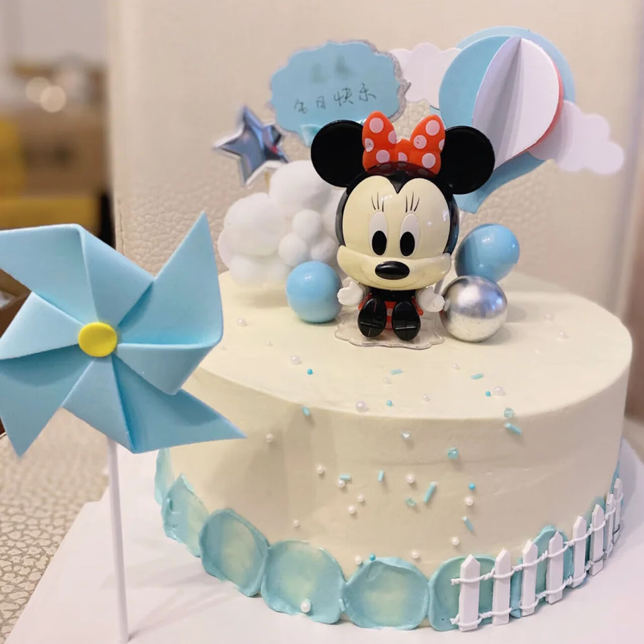 星港湾米老鼠生日蛋糕小男孩女孩子儿童米奇米妮唐老鸭五岁全国同城