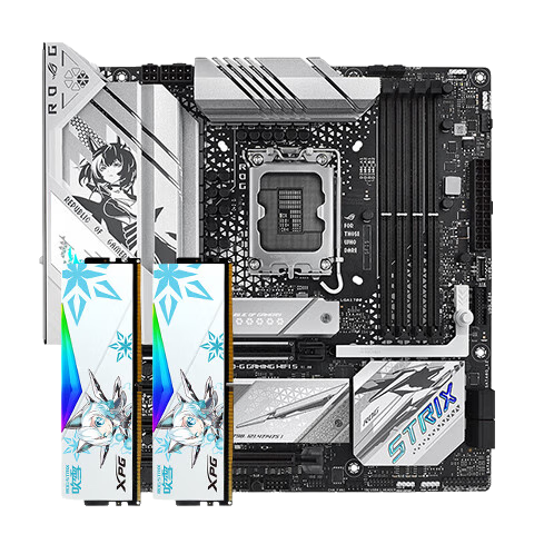 ROG STRIX B760-G GAMING WIFI S 小吹雪S主板 可選吹雪內(nèi)存條 支持CPU14700K/14600KF板U套裝 B760-G S+吹雪6400 16*2內(nèi)存C32