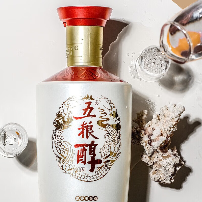 五粮醇五粮液宜宾总厂 五粮醇浓香型白酒整箱礼盒粮食酿造年货送礼佳品 40度 500mL 6瓶 五粮醇银装