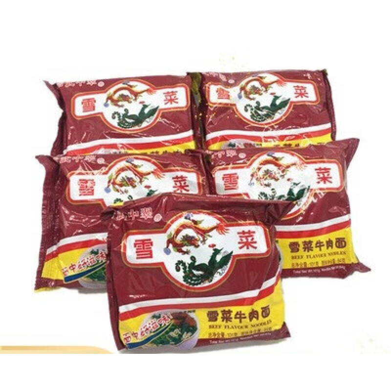 中萃老式方便面雪菜方便面小时候的味道泡面8090后童年零食 雪菜面101