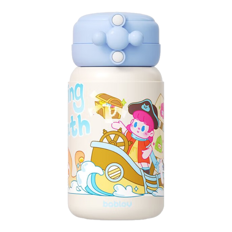 BABLOV花伴森水杯保温杯女士高颜值吸管杯便携学生户外水杯子礼物