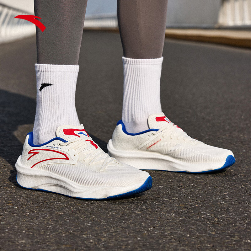安踏柏油路霸2代丨跑步鞋男鞋专业减震耐磨支撑运动鞋