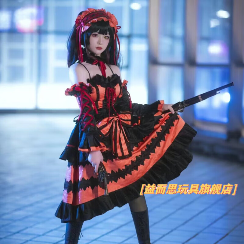 约会大作战周边二次元动漫角色cosplay服装公主裙 服装一套 s(80斤