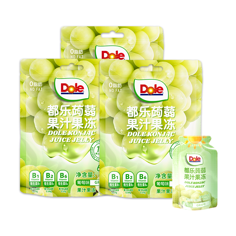 ���֣�Dole���X�m����ζ��֭���� 100g*3�� 0֬�� ��ͯ������ʳ ����� 7.9Ԫ