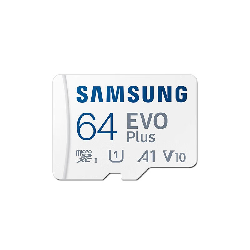SAMSUNG Evo Plus TF存储卡适用智能手机/平板/无人机 读速160MB/s 通用卡 64G