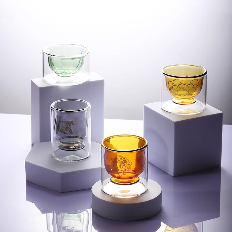 陕西歴史博物館陕西历史博物馆得宝文创茶具茶杯礼盒手提袋套装乔迁礼物商务礼品 得宝·舞马茶杯