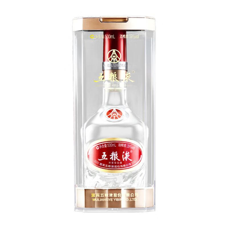 WULIANGYE 五粮液39%vol 浓香型白酒500ml 单瓶装【报价价格评测