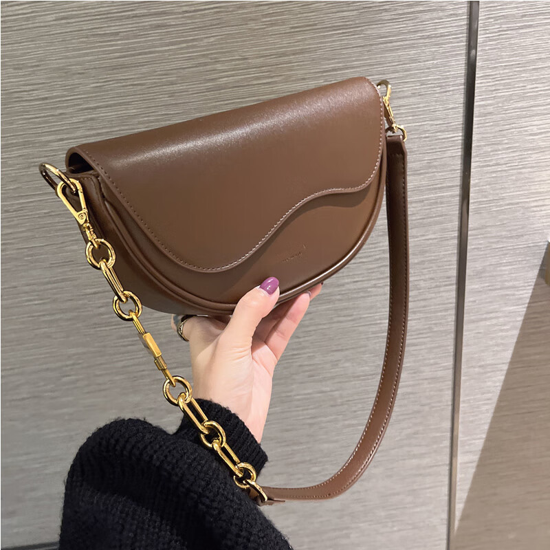 chaseng&keithck女包小众轻奢感女包2024秋冬新款潮时尚腋下马鞍包单