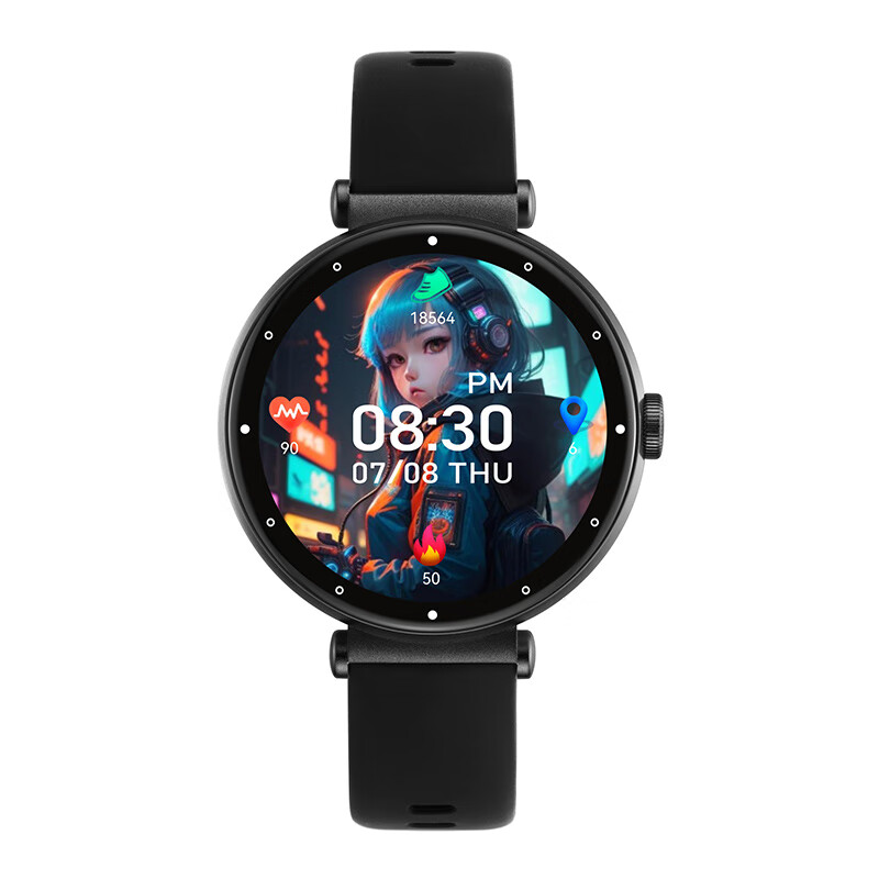 Jeep吉普智能手表女款蓝牙通话消息提醒AI智能语音移动支付NFC门禁健康运动管理测心率血氧睡眠防水S02 Jeep女款智能手表健康管理心率血氧睡眠【灰色】