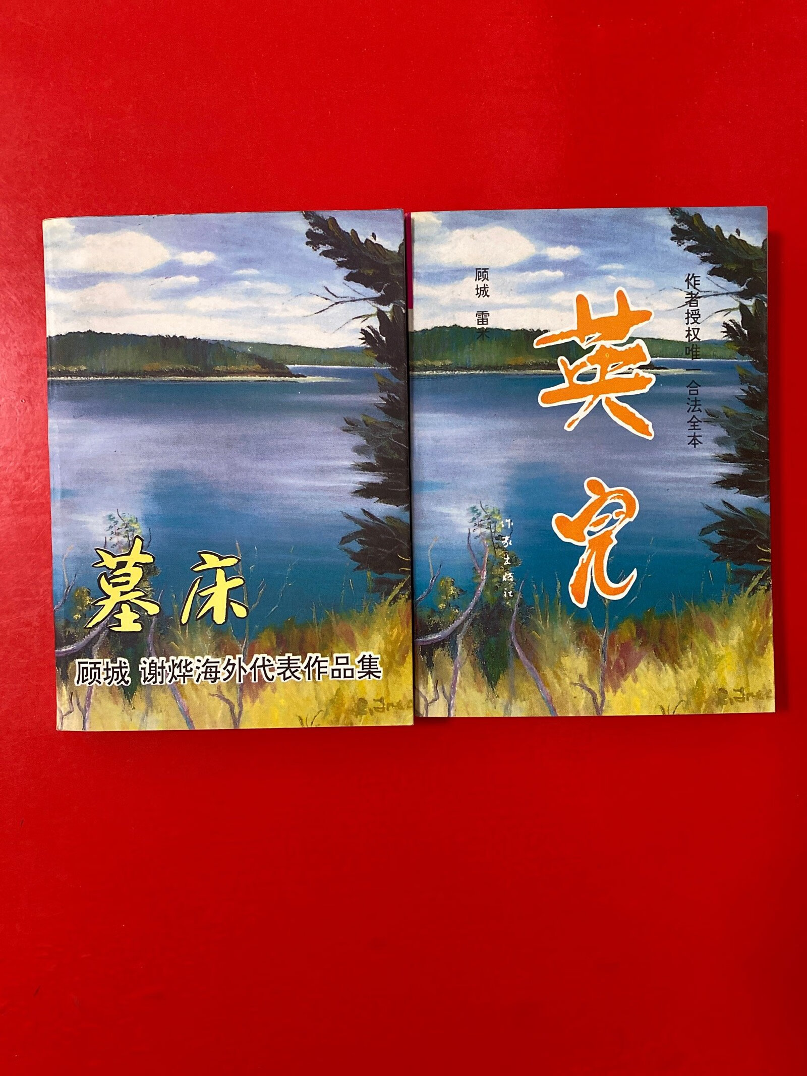 [二手9成新] 英儿 墓床 英儿 :顾城遗作 3本和售