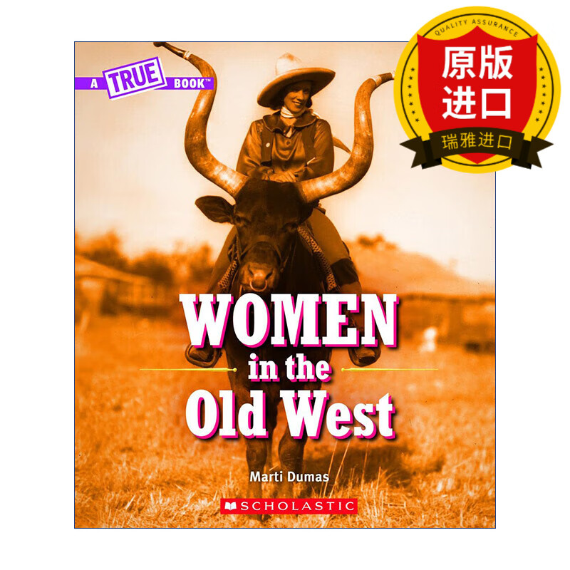 英文原版 women in the old west 美国旧西部的女性 儿童科普读物 a