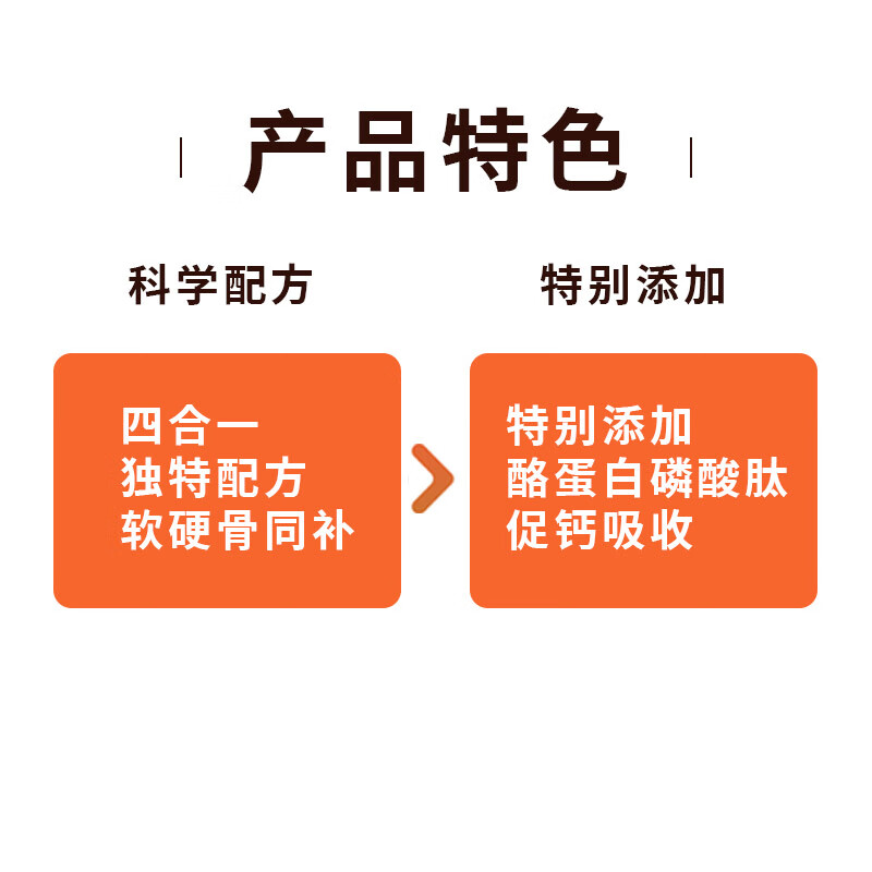 【每日1元 首单30元体验1个月】袁浩牌氨糖软骨素钙片 每日2片 60片/瓶/月 补软骨护关节增密度 3瓶【3个月】