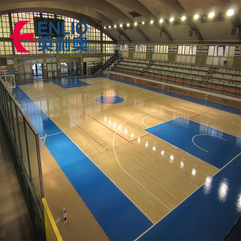 英利奥（ENLIO）运动木地板M6双层龙骨枫桦木A级篮球羽毛球运动地板