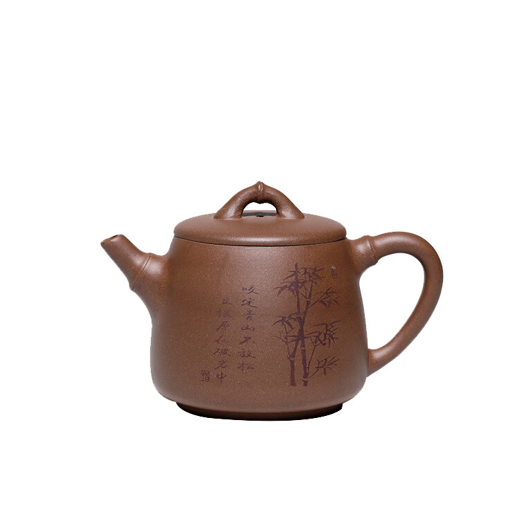 hywlkj宜兴紫砂壶徐方怀手工原矿紫泥高石瓢竹节家用泡茶壶单礼品茶具