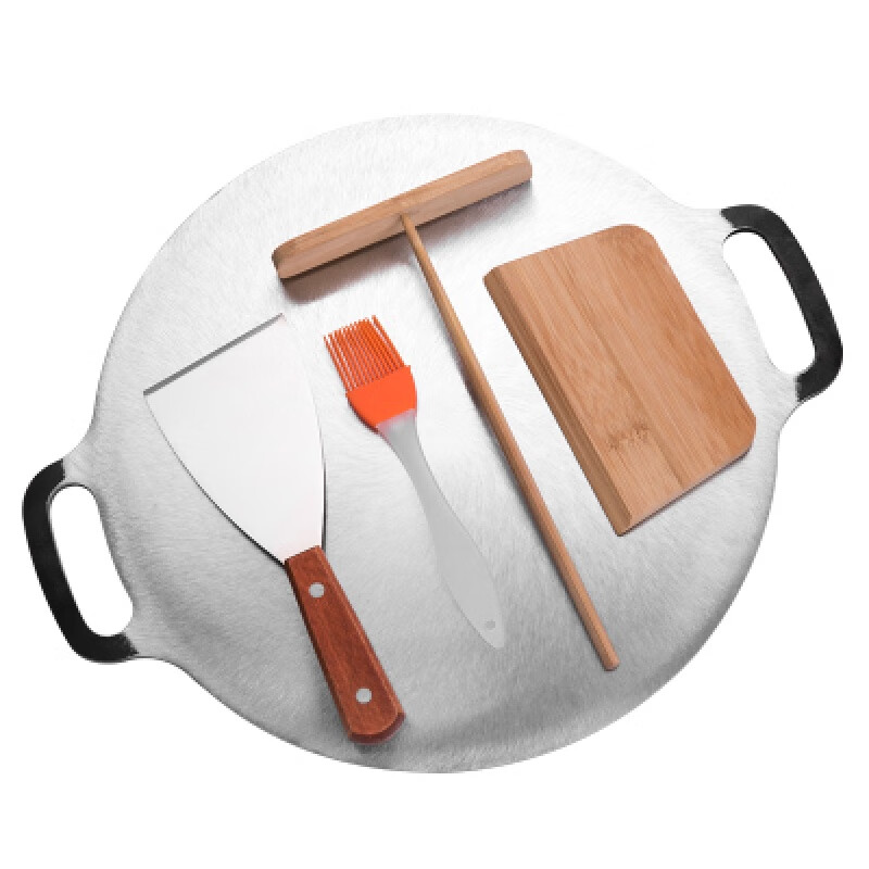 妙普乐春卷皮专用锅 杂粮煎饼专用锅商用铁板春卷皮烙摊煎饼工具燃气