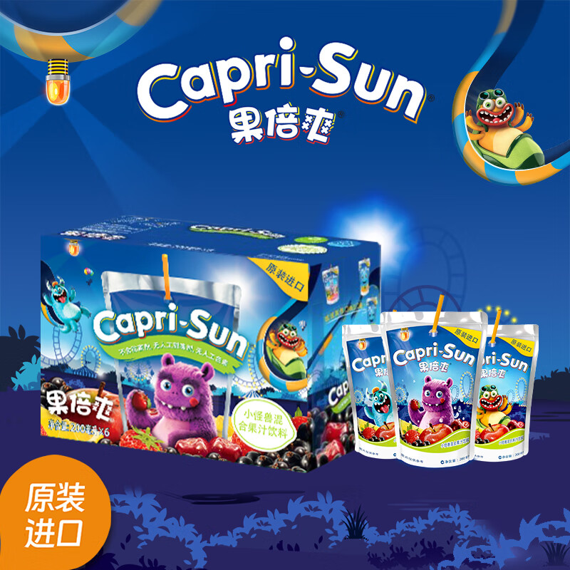 Capri-Sun 小怪兽混合果汁饮料配图 2