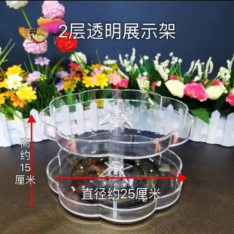 金格羽口香糖旋转展示架 超市口香糖架旋转式益达架子柜台药品多层