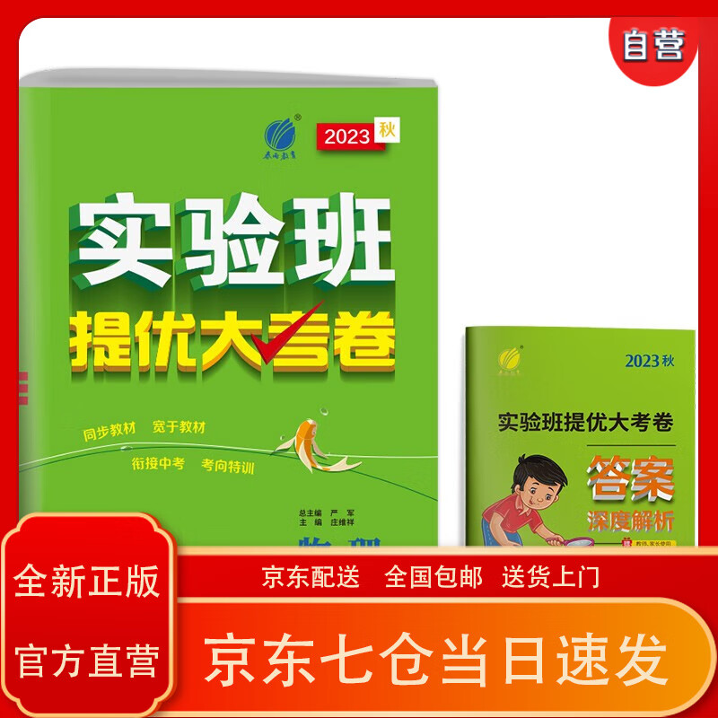 【京仓免邮送货到家自营】2024秋 实验班提优大考卷 九年级上册 物理