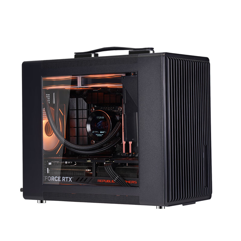 ��ΰ�����S1�����ЯMATX���Ի���240ˮ������칫��������ITXС����̨ʽ�� ������S1��ɫ������͸